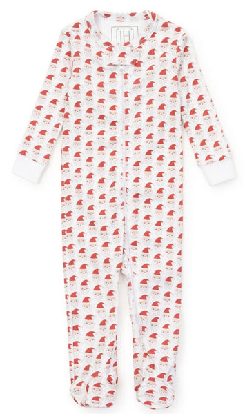 Parker Zip Pajama - Whimsical Santa