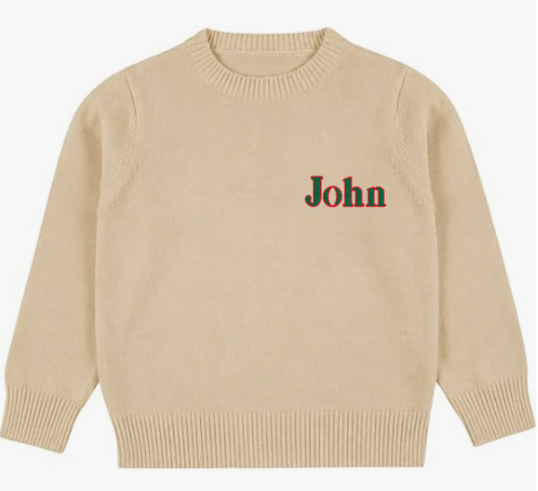 SB Tan Crew Neck Sweater