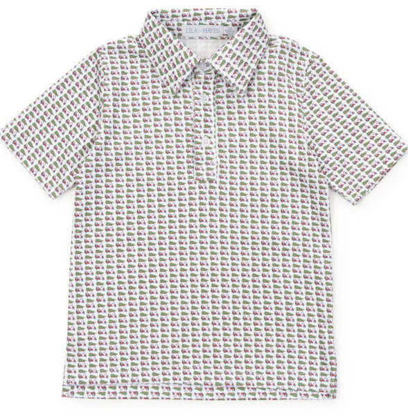 Griffin Boys Polo - Christmas at the Club